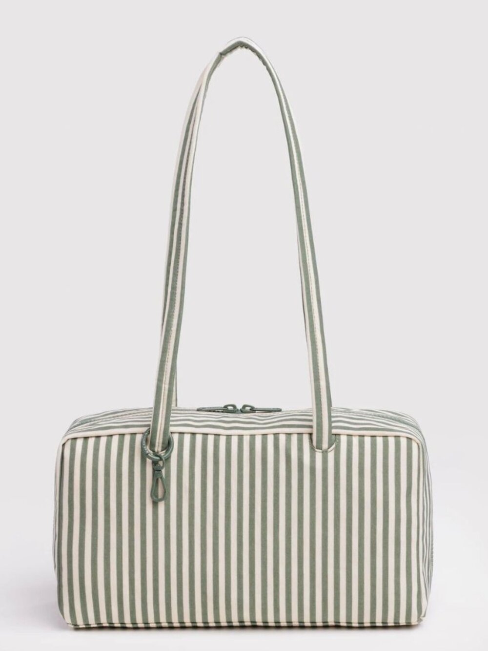 NWT Baggu Regular Bowler Bag - Sage Stripe